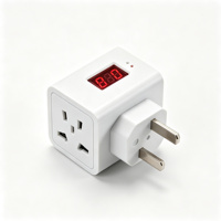 Régulateur de tension CA à affichage LED, protecteur SVC, relais de protection de tension réglable, efficacité 0,99, PC ignifuge pour la maison