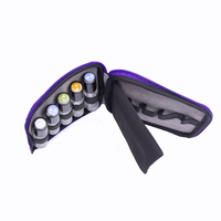 Étui souple en néoprène avec fermeture éclair pour flacon de 10 ml, idéal pour les huiles essentielles de voyage, sac de protection portable pour cosmétiques, recyclable et durable