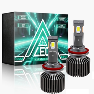 Bombillas LED para Faros Delanteros de 12V 24V para Automóviles y Camiones, 120w de Alta Potencia, H4 H7 H1 H3 H11 H13, Tubo Doble de Cobre, 20000lm - Product Image 1