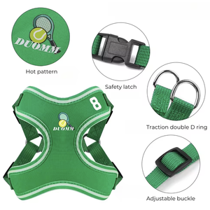 Harnais et laisse pour chien de sport en plein air, réglable, de luxe, très vendu, personnalisé, respirant, avec fonction réfléchissante - Product Image 1