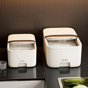 Mr. Rice Rice <b>Storage</b> <b>Box</b> 10L Sealed Moisture Proof For Kitchen Use - Product Image 2
