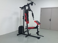 Équipement de musculation tout-en-un pour la maison, station d'entraînement complète avec système de poulie à poids, équipement d'exercice multifonctionnel