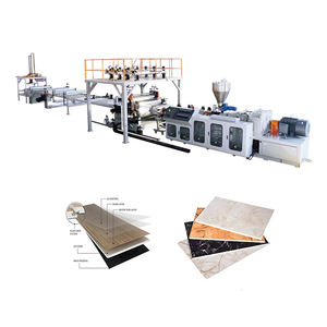 Suelo de vinilo laminado de PVC usado línea de producción maquinaria para fabricar suelos de PVC - Product Image 1