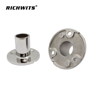 Base de main courante en acier inoxydable 316 poli miroir, robuste, résistante à la corrosion, <span class=keywords><strong>pour</strong></span> quincaillerie de pont de bateau marin - Product Image 3