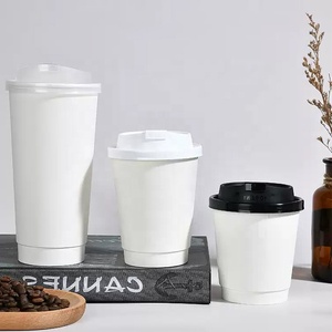 Eco-Friendly Coffee Cups Disposable Coffee Paper Cups Double <b>Wall</b> Paper Coffee Cup with Custom <b>logo</b> - Product Image 6