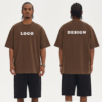 Vente en gros T-shirt premium pour homme T-shirt oversize pour homme de luxe 100% coton T-shirt lourd T-shirts oversize à épaules tombantes