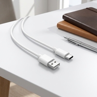 Câble de charge rapide USB-C vers USB-C portable de 1 m avec conducteur en cuivre pur et blindage tressé – Vente en gros