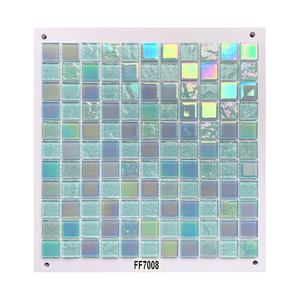 300mm*300mm Quadratische Glasmosaikfliese, Kristallmosaikfliese, Schillernde Fliese für Küchen-, Badezimmer- und Schwimmbadgestaltung - Product Image 3