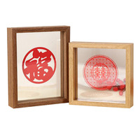 Cadre photo en verre transparent Double face, table, cadre pour échantillons de plantes, cadre photo