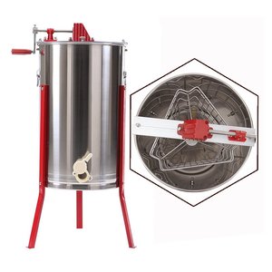 Honey Extractor 3 <b>Frame</b> Stainless Steel Manual Beekeeping Extraction Honeycomb Drum Spinner with Height Adjustable Stand - Product Image 3