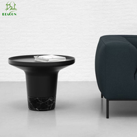 Ensemble table basse moderne en marbre de meubles de maison italiens minimalistes Scando pour le commerce