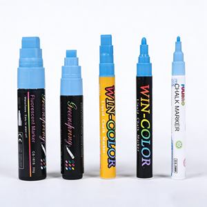 Marqueur de <span class=keywords><strong>craie</strong></span> liquide pour fenêtre à prix d'usine, pointe large 1mm 3mm 6mm 10mm 15mm, effaçable à sec <span class=keywords><strong>et</strong></span> à l'eau, ensemble de stylos marqueurs pour <span class=keywords><strong>tableau</strong></span> LED - Product Image 2