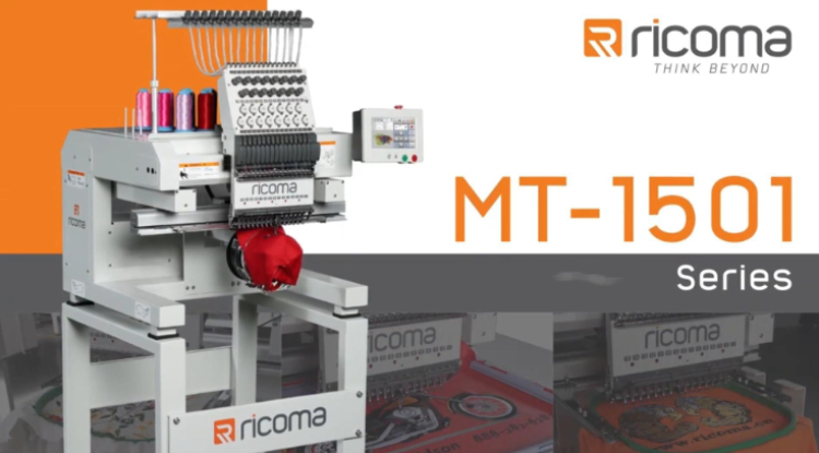 RICOMA MT-7S Embroidery Machine - High-Accuracy & Speed