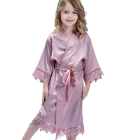 Robes en satin de style chinois FUNG 3031 pour adolescents, respirantes, taille élastique, grandes tailles