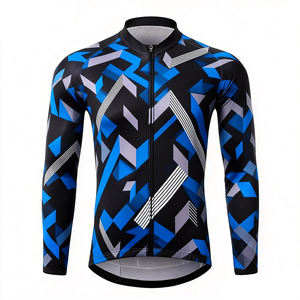 Jersey de Ciclismo Personalizado con Logotipo, Transpirable, Ligero, de Manga Larga, de Secado Rápido, para Equipo Profesional - Product Image 1