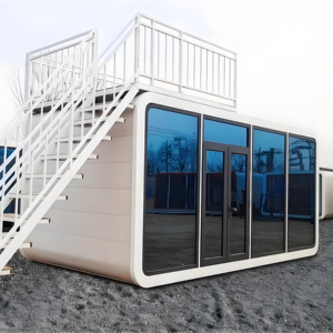 Di động văn phòng cửa hàng ngoài trời táo cắm trại tùy chỉnh cabin Pod nhà với nhà bếp sân thượng prefab container nhà hàng nhà biệt thự - Product Image 1