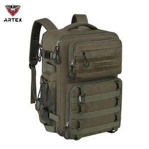 Sac à dos tactique imperméable ARTEX, robuste, avec système MOLLE, pour ordinateur portable, vert, pour la randonnée, le camping, les voyages, la pêche, la gym, les activités de plein air - Product Image 1
