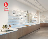 Support d'affichage unique pour lunettes de soleil, présentoir mural pour lunettes, présentoir personnalisé pour montures optiques, comptoir de magasin d'optique, vitrines
