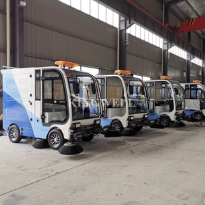 Barredora eléctrica para coche, máquina barredora de suelo para uso en fábrica, limpieza de carreteras urbanas, batería, Motor, camión, barredora de carreteras - Product Image 4