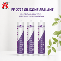 FENFA FF2772 Mastic silicone neutre monocomposant Grade 0 Anti-moisissure Facile à utiliser Colle pour maçonnerie, béton, carrelage, aluminium