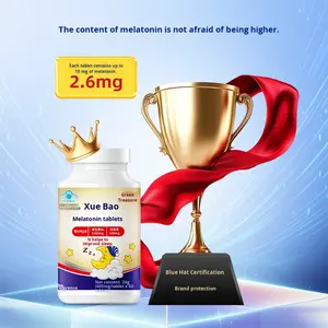 เมลาโทนินสำหรับผู้ใหญ่ฉางซิง ผสมวิตามินบี6 100 เม็ด-ช่วยให้นอนหลับดีขึ้นและเสริมสร้างความหนาแน่นของกระดูก - Product Image 1