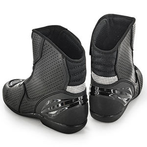 Bottes de moto personnalisées Soldes de sécurité en cuir véritable imperméable Motos d'aventure Bottes de moto imperméables - Product Image 3