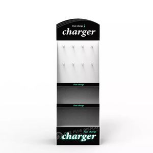 Groothandel Speciale Eco-vriendelijke Op maat gemaakte Draaibare Opvouwbare Bedrukte Promotionele Papieren Rek Telefoonaccessoires Haak Karton - Product Image 3
