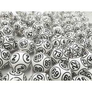 Balles de ping-pong en plastique miniatures personnalisées avec logo, 38 mm, pour tirage au sort de loterie, couleurs assorties, solides et durables - Product Image 2