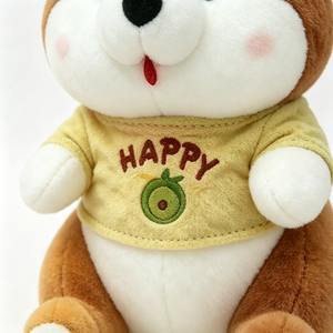 Peluche Realistico di Husky Super Morbido con Maglietta Grafica, Regalo Carino per Amanti dei Cani e Bambini - Product Image 6