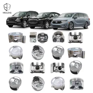 Meileng Car Engine Forged Piston And Rings for Honda Civic City Cr-v Crv Accord Fit Jazz Odyssey Vezel HR-V 2021 2022