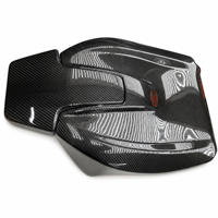 Couverture de dossier de siège en fibre de carbone pour G80 M3 G82 M4 F97 X3M F98 X4M, accessoires de modification intérieure de voiture