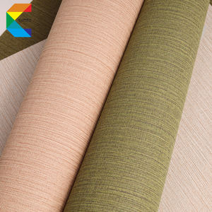 B1 ignifuge écologique tissé Texture couleur unie <span class=keywords><strong>papier</strong></span> <span class=keywords><strong>peint</strong></span> robuste pour hôtel hall chambre décor à la maison - Product Image 1