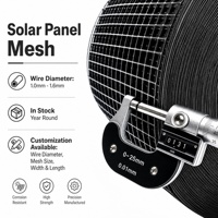 Rouleau de protection anti-oiseaux pour panneaux solaires 6 po x 100 pi, en acier inoxydable enduit de PVC, résistant aux pigeons et aux nuisibles