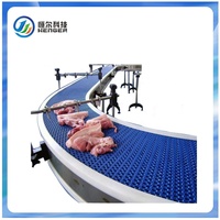 Ligne de coupe semi-automatique en acier inoxydable SUS304 pour viande bovine et volaille, hachoir à viande, haute hygiène, pour l'abattage