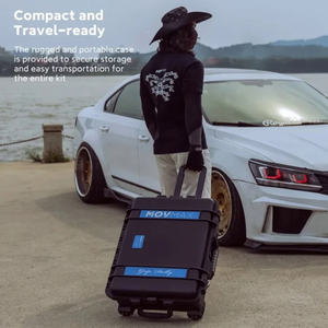 Movmax Grip Capacity 90kg Roues optimisées Caméra vidéo <span class=keywords><strong>Dolly</strong></span> <span class=keywords><strong>System</strong></span> for Curved Tracks Options de montage polyvalentes - Product Image 3