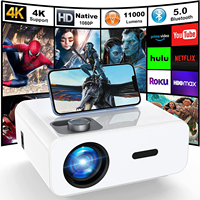 Proyector Portátil Mini 1080P con WiFi 5G y Espejo de 8500 Lúmenes para Teléfono Inteligente, Cine en Casa, Video, BT, Venta al por Mayor de Fábrica