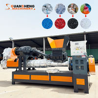 Granulateur de plastique dur PP PE HDPE LDPE - Extrudeuse de recyclage de matériaux broyés