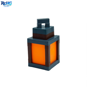 โคมไฟ LED เรืองแสงลายเกม <span class=keywords><strong>Minecraft</strong></span> ขายดี ไฟกลางคืนแบบสัมผัส ชาร์จซ้ำได้ ใช้เป็นไฟฉายในเกม ตกแต่งห้องนอนเด็ก สร้างบรรยากาศ - Product Image 1