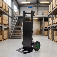 Chariot électrique pour escaliers SC201-200-600W, moteur en acier au carbone, 2 roues, réglable, OEM, capacité de charge de 300 kg, pour le transport