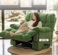 Fauteuil de détente électrique multifonctionnel de luxe moderne, fauteuil de première classe pour salon et salle à manger