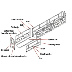 Nhà Máy Giá Zlp630 Điện Nâng Bàn Làm Việc Trung Quốc Treo Cáp Xe Treo Giỏ Cho Treo Nền Tảng Làm Việc - Product Image 2