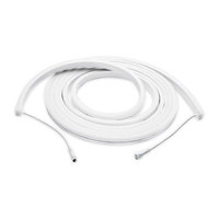 Tube néon LED en silicone 10*18mm à émission latérale IP67 24V 15W/M 120 LED/m SMD2835 découpable pour éclairage de chambre
