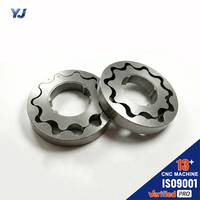 Service d'usinage CNC Yuanji, engrenage de pompe à huile en acier inoxydable haute résistance à l'usure pour les industries automobile et moto, ISO 9001