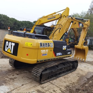 Excavadora hidráulica de cucharón sobre orugas para equipo de construcción usado 329D2L (Motor de bomba de motor) Capacidad de cucharón de 1,54 m 29 toneladas - Product Image 2