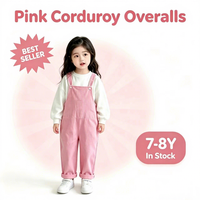 Combinaison sur mesure pour filles, printemps et automne, rose, à bretelles, motif lapin, 90% coton, 10% fibre cellulaire régénérée, manches longues