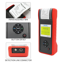 Outil de Diagnostic de charge d'imprimante testeur de batterie de voiture 12V 24V avec démarrage arrêt AGM EFB outil de Diagnostic de pince de courant de Test de batterie