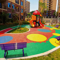 Revêtement de sol en caoutchouc EPDM HZW Runsure USA Canada, haute performance, durable, écologique, certifié ISO, qualité supérieure, usage intensif.