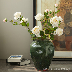 ดอกกุหลาบประดิษฐ์ ยี่ห้อ Yihua Floral Art รุ่น Alice Rose ทำจากผ้าไหม ขนาด 82 ซม. สำหรับตกแต่งบ้าน - Product Image 2