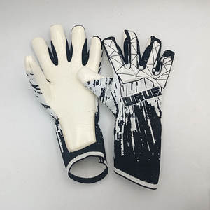 Gants de gardien de but de haute qualité en cuir, avec sangle de poignet réglable, imperméables, pour l'entraînement au football, les meilleurs gants de gardien de but - Product Image 4