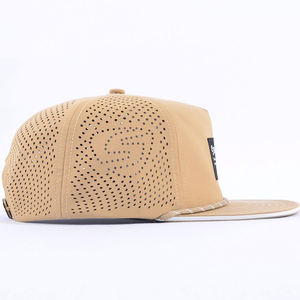 Topi Snapback tahan air Laser berlubang grosir topi olahraga Snapback tahan air kustom desainer Tiongkok - Product Image 5